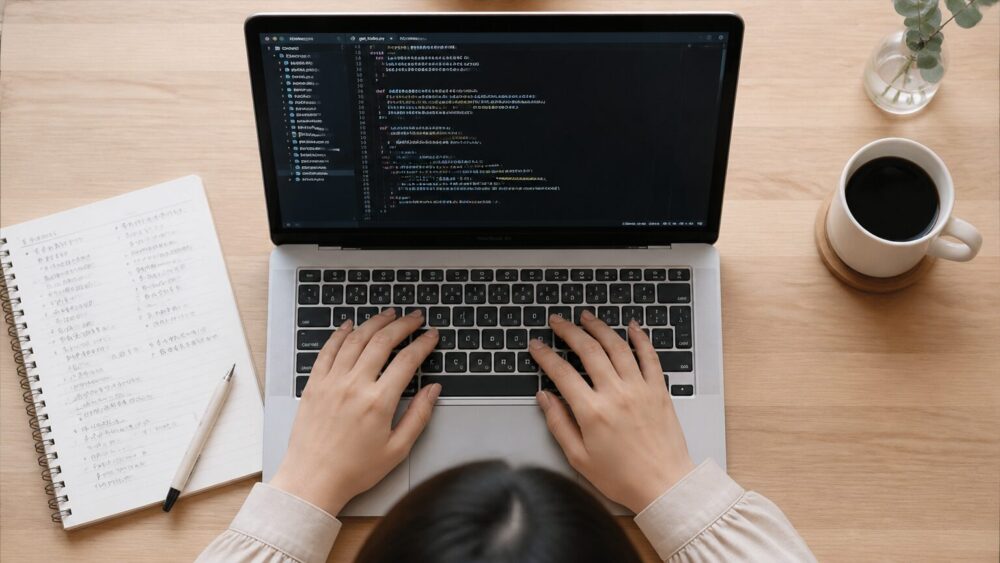 Pythonコードを確認するライター